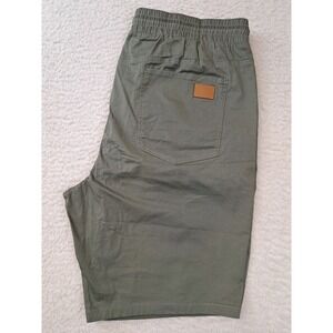 Jmierr Shorts Mens Size 38 Olive Green Slash Pockets Quick Dry
